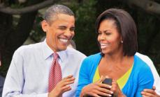 Barack Obama skiljer sig från sin fru