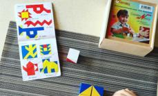 Cubos Koos: material de prueba y juguete educativo Resultados de la subprueba sumando figuras debajo de los cubos Koos