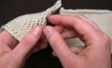 Kako sešiti pletene dele s čudovitim nevidnim šivom Spajanje dveh pletenih delov
