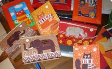 Hand made « Postcards, albums, embroidery, work and everything that is interesting in life A gift with love