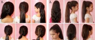 DIY children's hairstyles