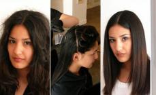 Hair straightening methods at home and in salons Straightening without ironing