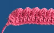 Crochet edge strapping: Schemes