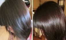 Kakaofärgat hår: foton, färgning funktioner Kakao hårfärgning